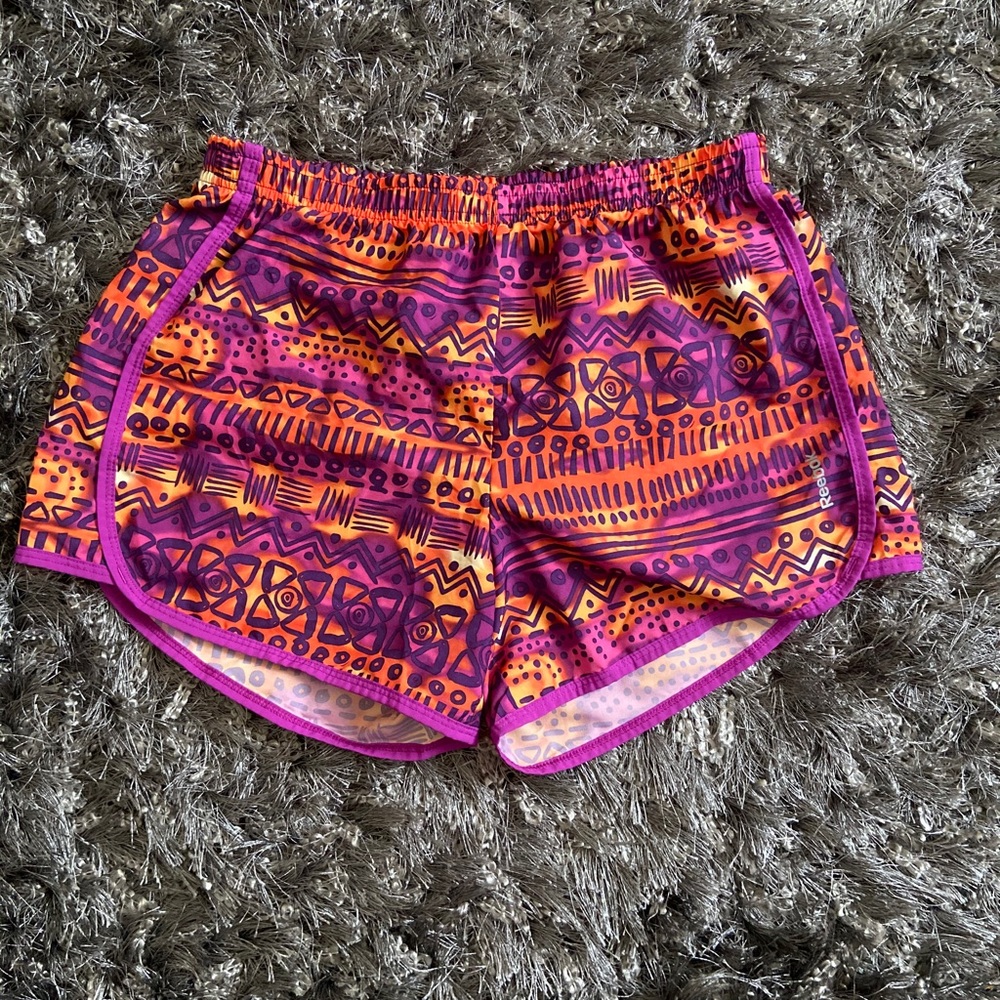 Reebok Large Colorful Running Shorts